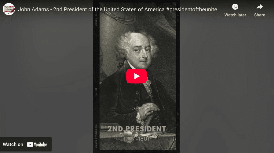 John Adams - 2nd President of the United States of America